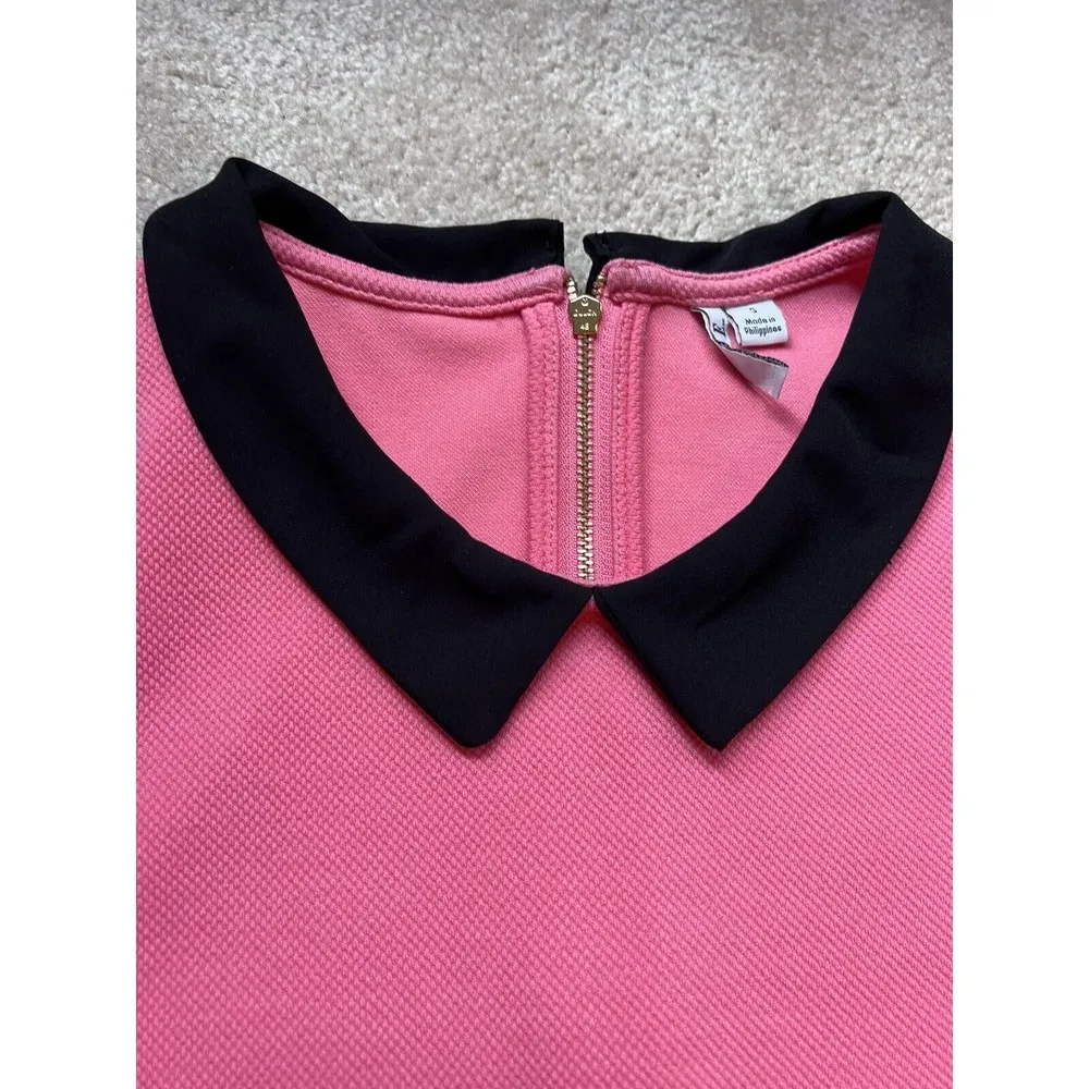 ELLE Dress Womens Citrus Punch Sleeveless Pleated Fit And Flare Zipper Small #J1 - Image 8