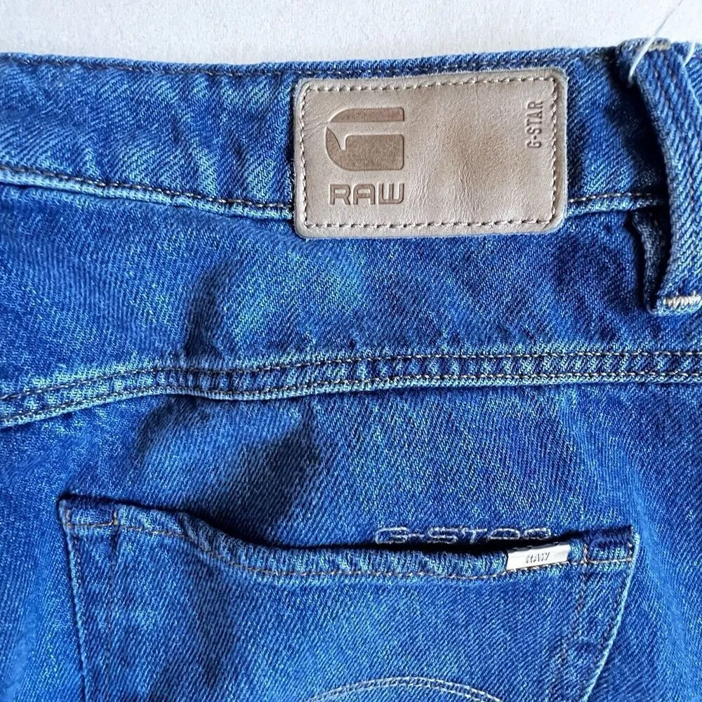 G-Star Raw 3301 High Boyfriend womens luxury casual comfortable Jeans Size 27 - Image 12