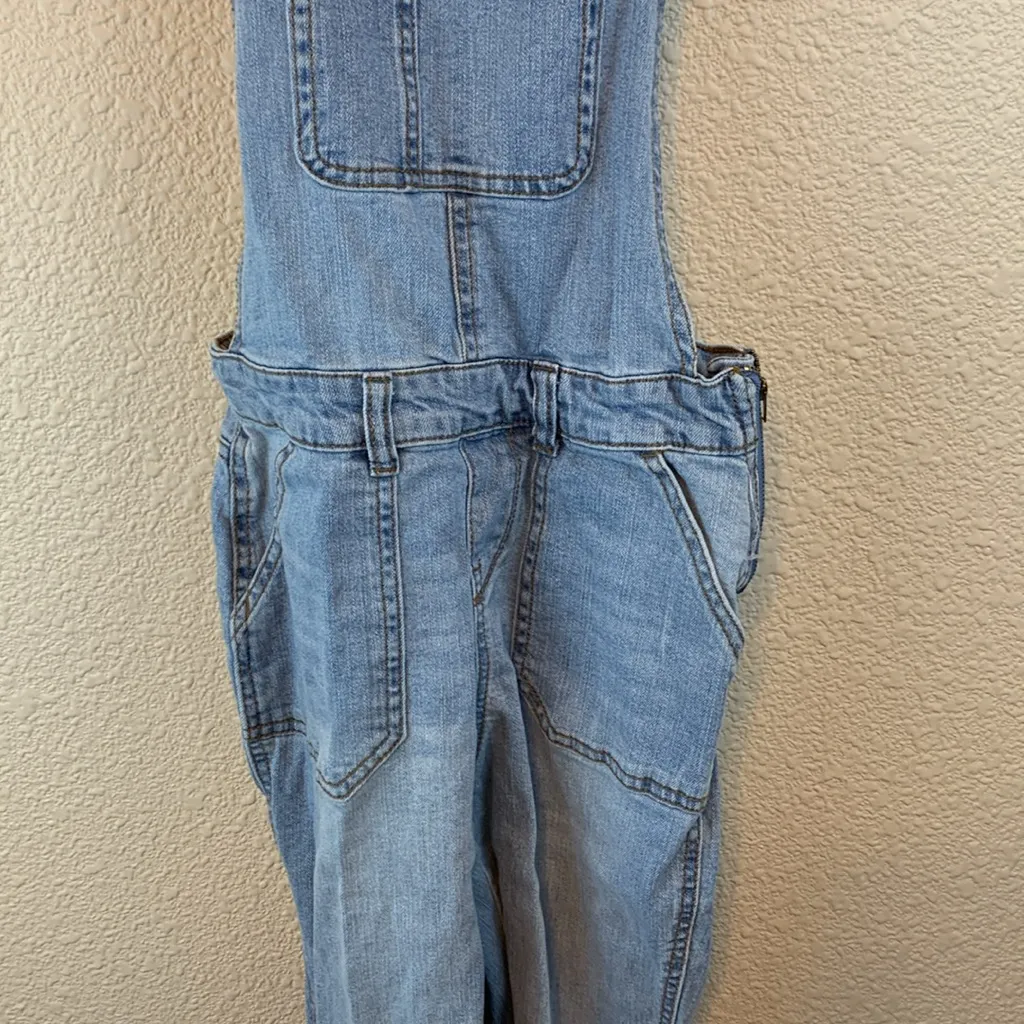 No Boundaries womens denim overalls sz XS casual fall comfy 90s streetwear - Image 3