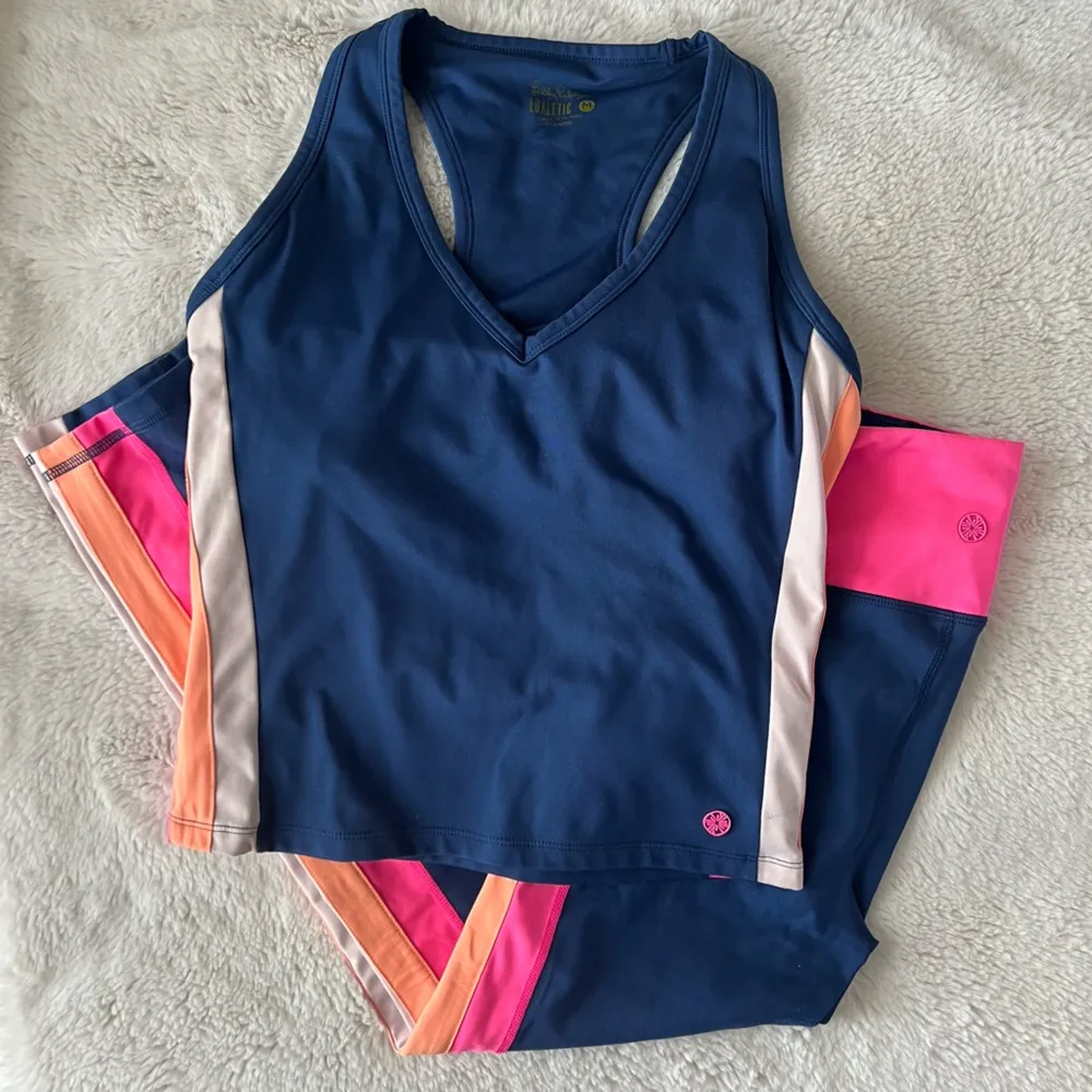 Lilly Pulitzer Luxletic Set, Top and Leggings - Image 2