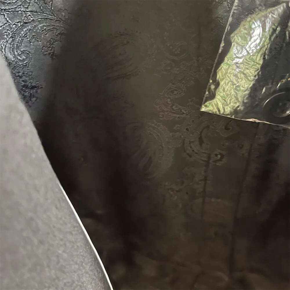 Chico's Women's Black Blazer Size 8 Long Sleeve Blazer‎ Jacket Career Work Wear - Image 7