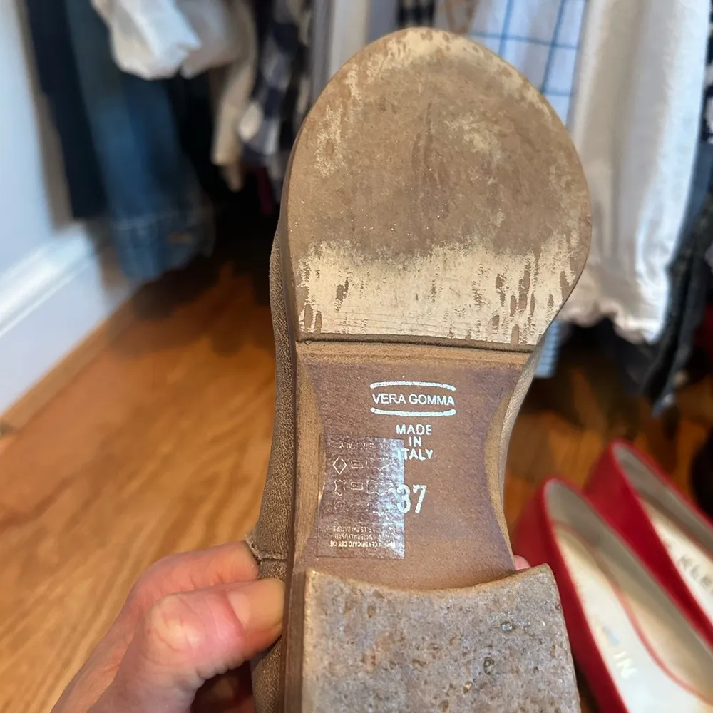 Almond toe Ankle Boots Tan Size 7.5 - Image 6