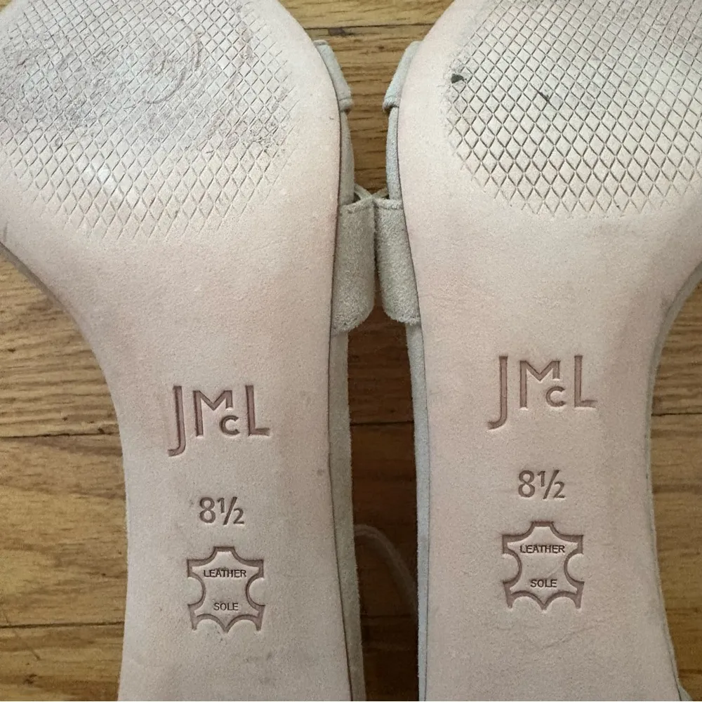 J. McLaughlin  Light Tan Heeled Sandals Size 8.5 - Image 6