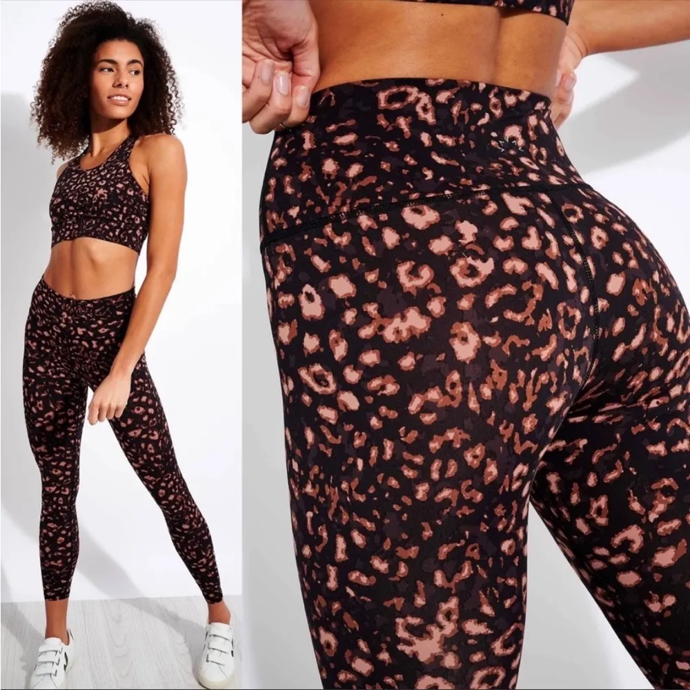 Varley  Luna legging red texture danium - Image 2