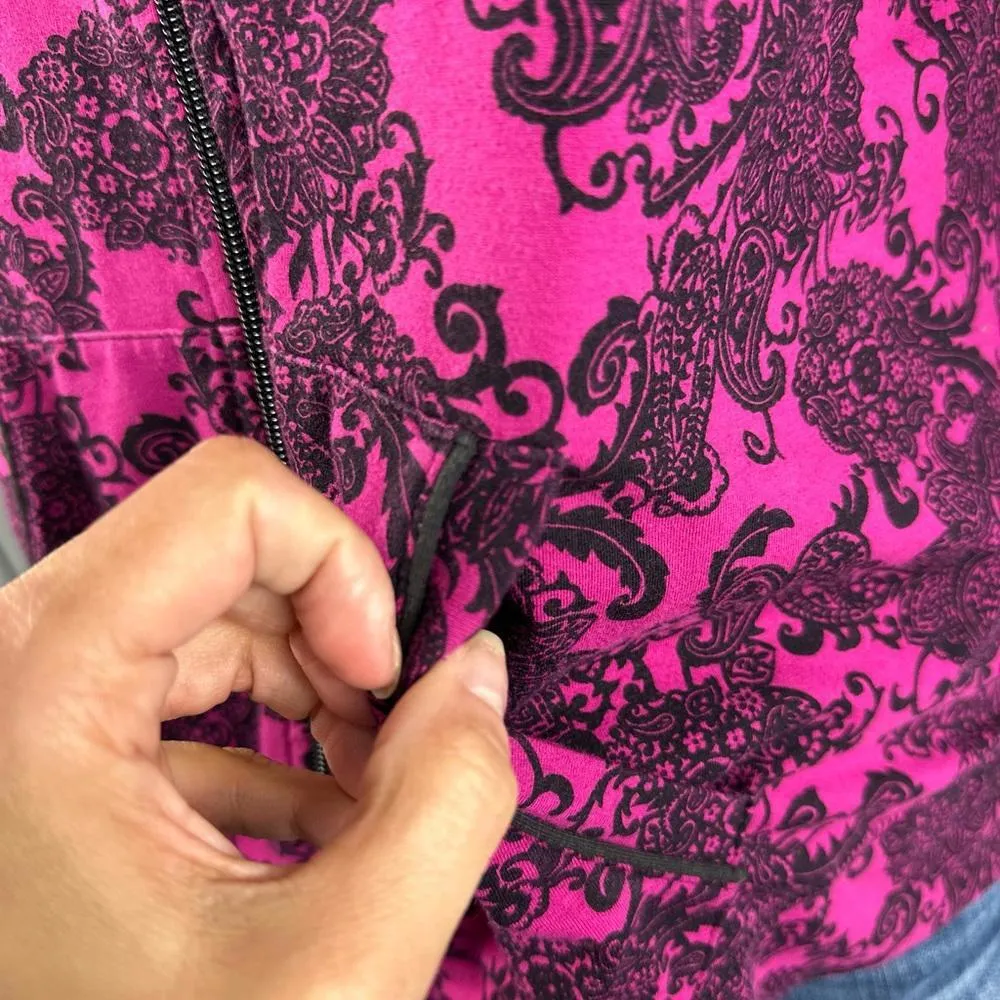 Beautiful Kim Rogers Zip Up Size‎ L Pink Size L - Image 5