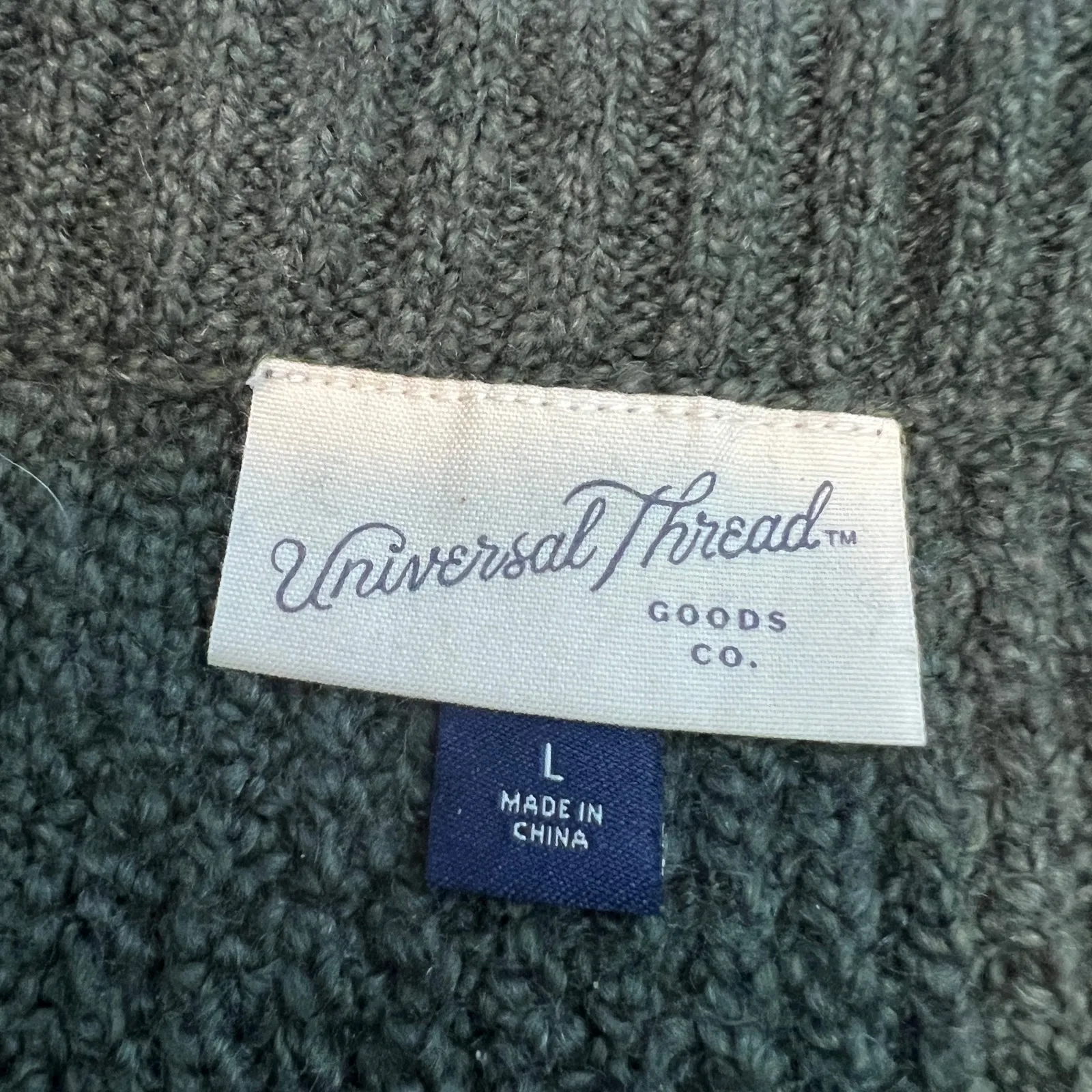 Universal Thread Women's Dark Green Mini Sweater Skirt - Size Large - NWT - Image 2