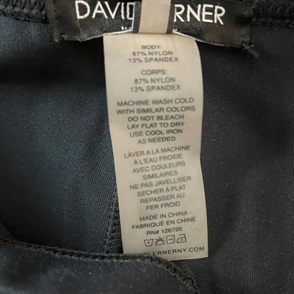 David Lerner Pants Women Small Coated Legging Black Skinny Loungewear Athleisure - Image 6