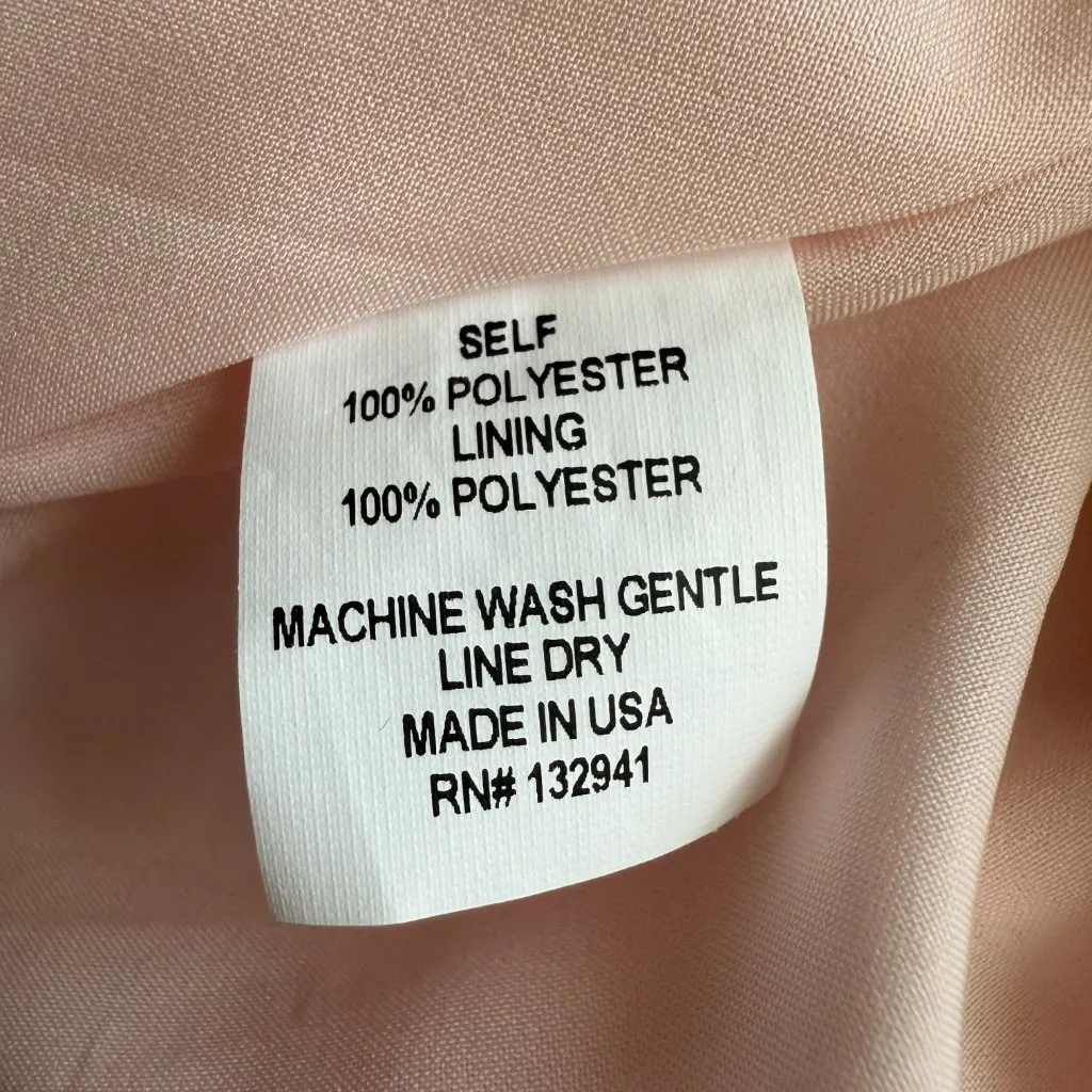 Amanda Uprichard Hudson Mini Dress Women's Small Dusty Rose Pink Ruffle NWOT - Image 12