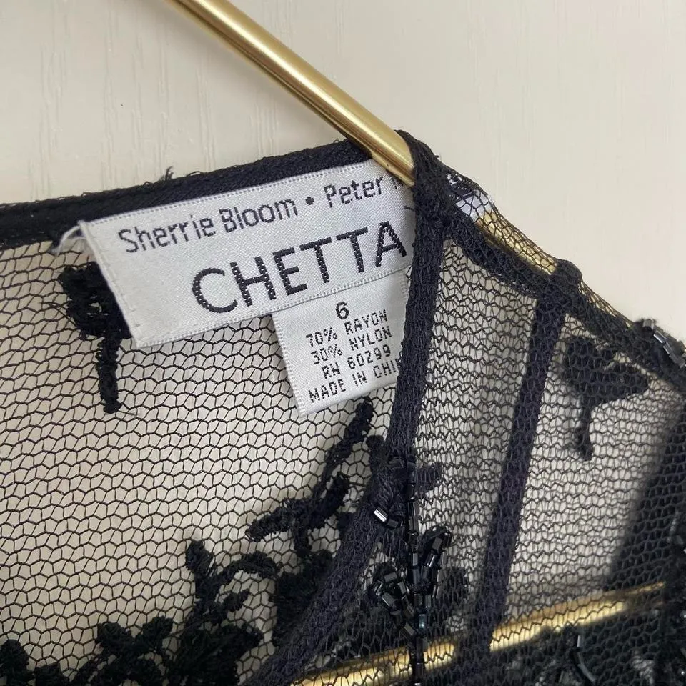 Black lace long sleeve 2 layer maxi dress with a boho vibe 🔥 Size 6 - Image 3