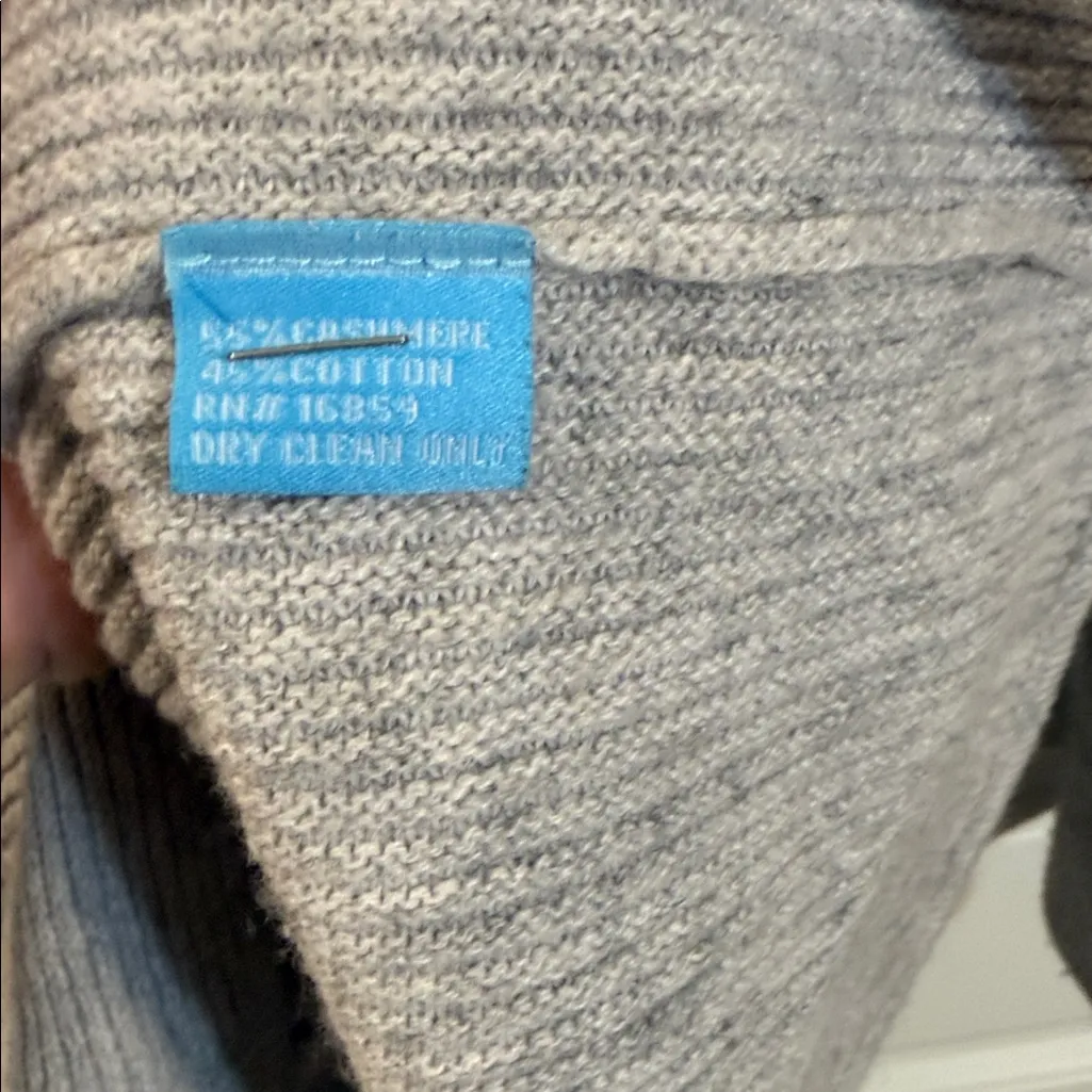 J. McLaughlin  cashmere blend tunic sweater medium - Image 3