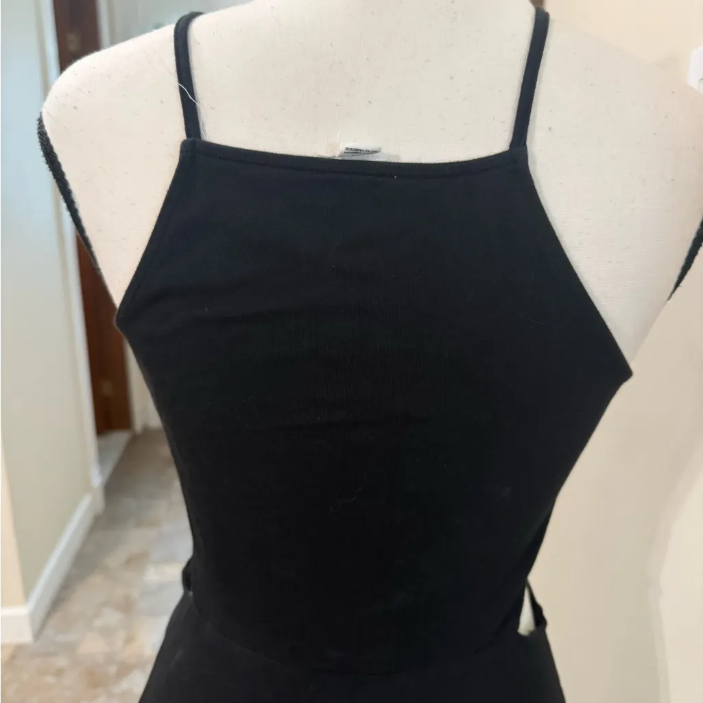 Garage Black Halter Mini Dress - Image 6