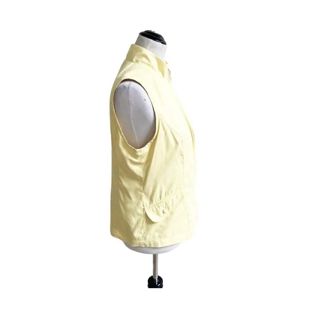 EP Pro Women’s Yellow Golf Vest Size Medium Polyester Nylon Outdoor - Image 4