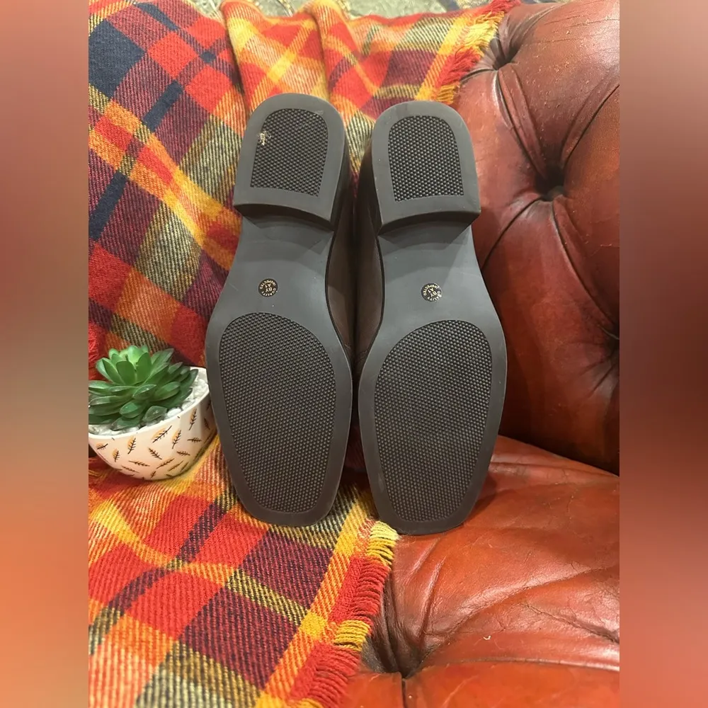 NWOT Liz Baker Boots Women’s Ankle Booties DARK BRIEN Leather Round Toe Lace-Up - Image 5