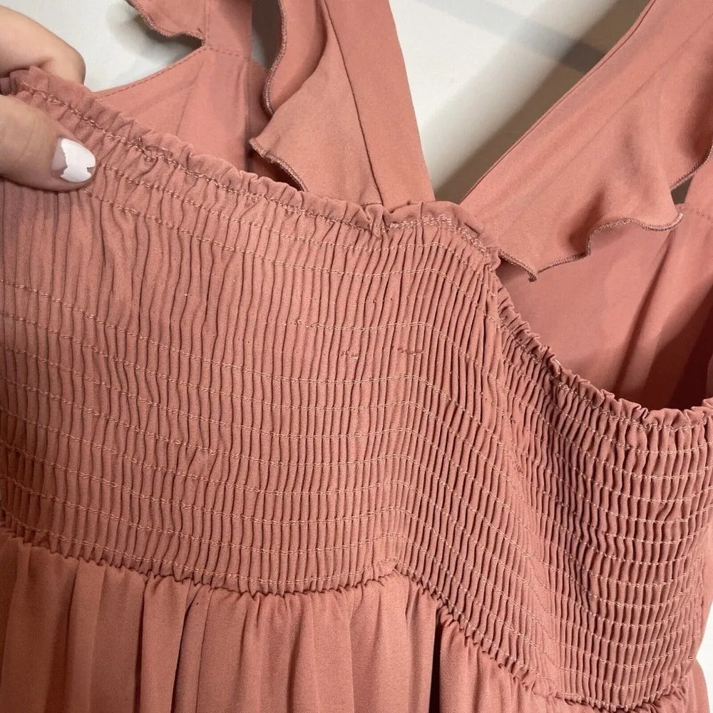 Show Me Your Mumu June Maxi Dress Bridesmaid Rustic Mauve Size Large - Image 6