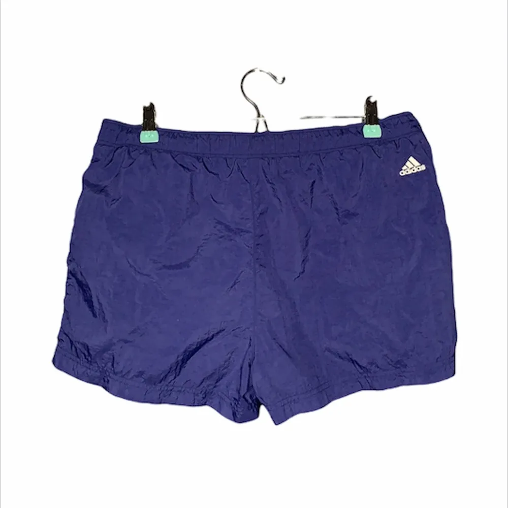 ADIDAS Three Striped Navy Blue Shorts‎ Size Large - Image 2