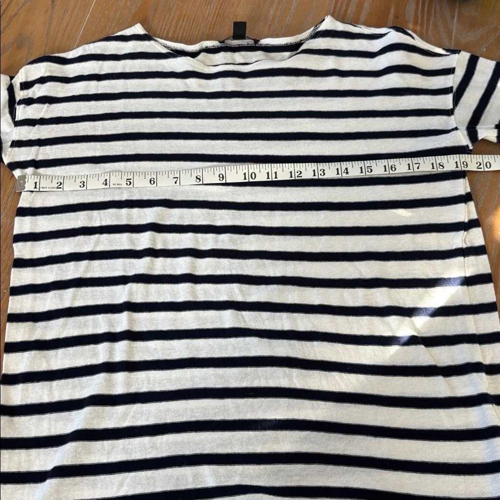 J. Crew Stripe Boat Neck Top - Image 6