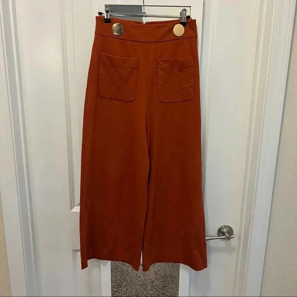 Tibi Women’s Wide Leg Culotte Pants Rust
Brand: Tibi
Women’s Size: 4 - Image 2