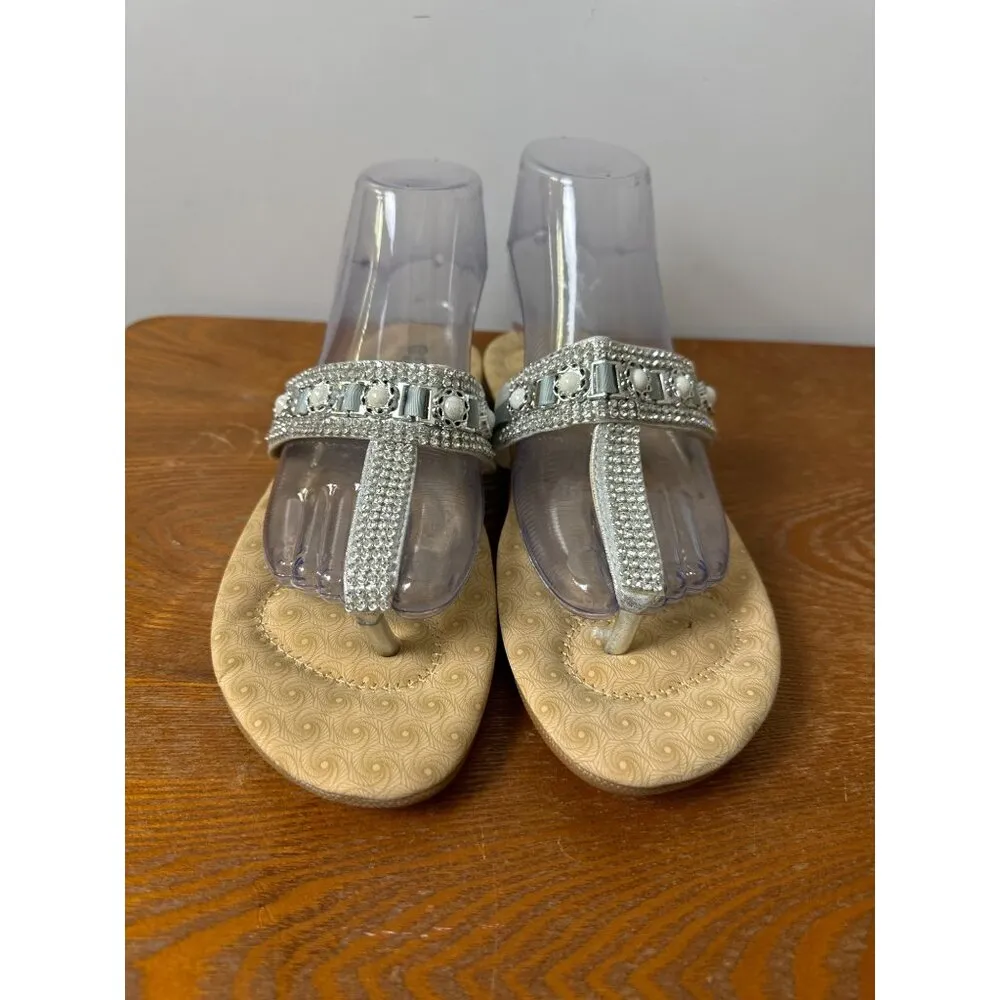 Forever Clista Women's Jewel Footbed T - Image 6