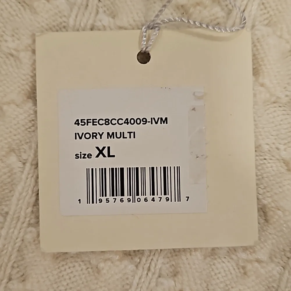 💕FAVORITE DAUGHTER💕 The Lauren Cardigan ~ Ivory XL NWT Cable Knit Sweater White - Image 15