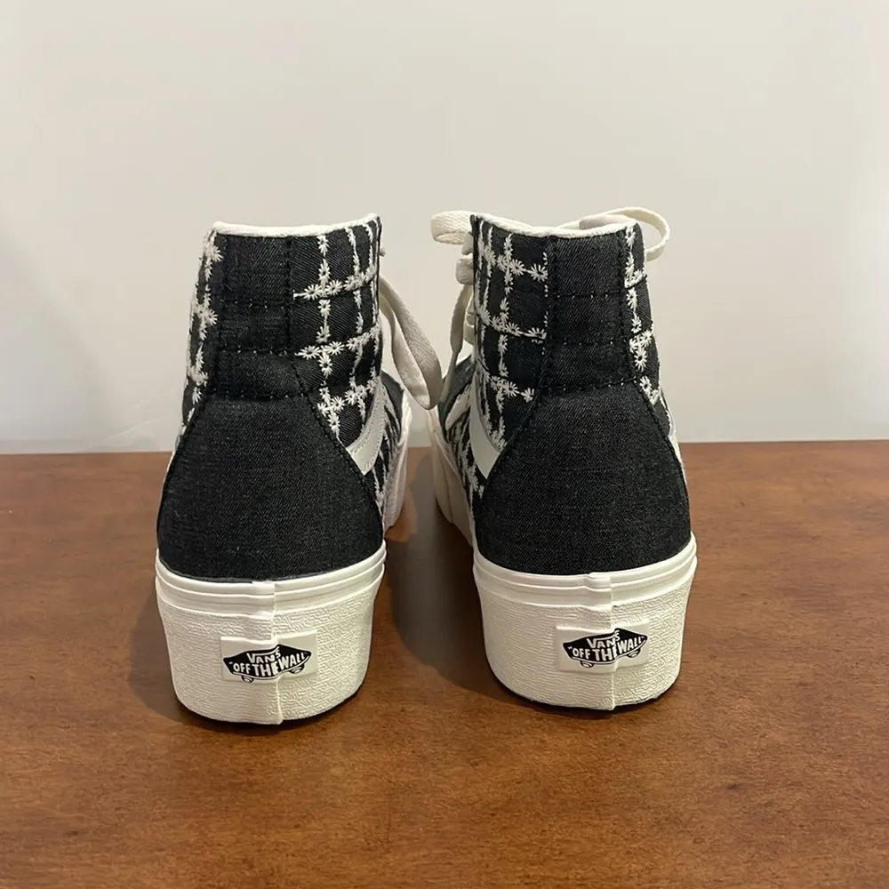 Vans Sk8-Hi Tapered Stackform 'Denim Mix' Size Women’s 9.5 Men’s 8 Embroidered - Image 10