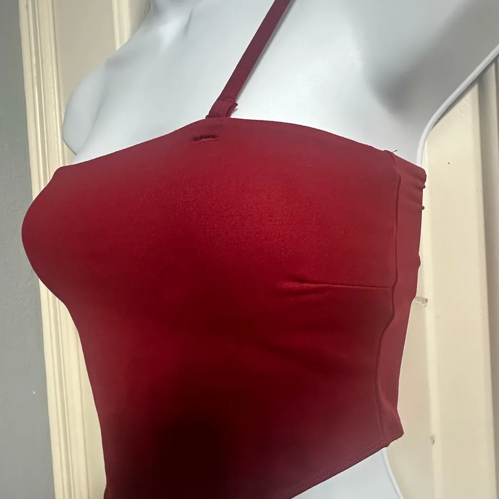 Joylab Red One-Shoulder Women's Top Size X small - Image 3