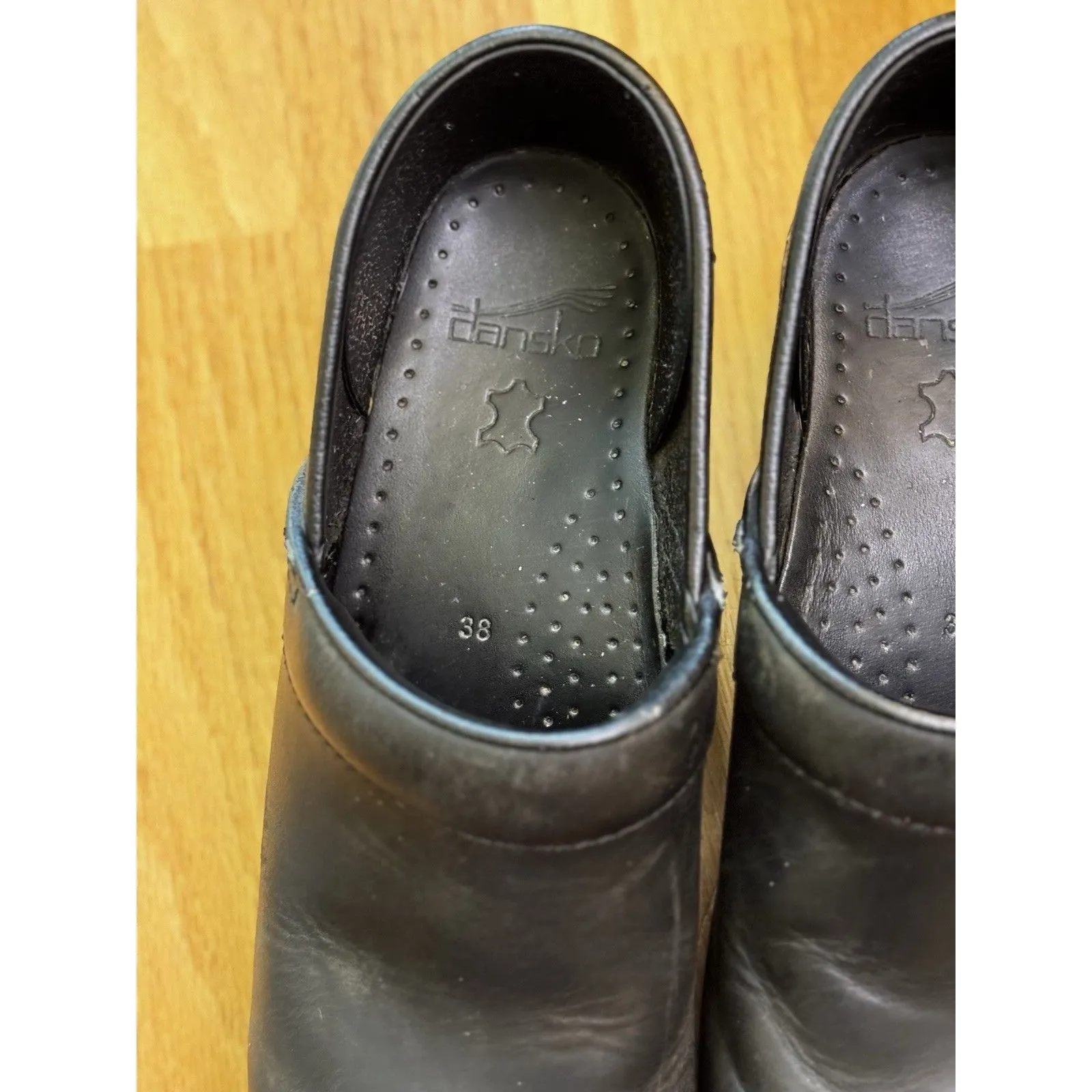 Dansko Professional Slip-On Clog Shoes for Women Matte Black Size 38 US 7.5-8 - Image 9