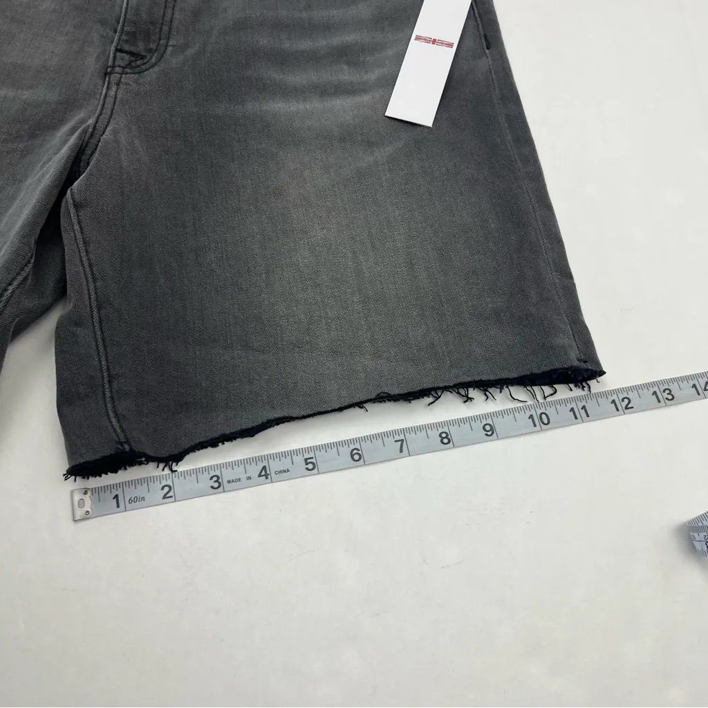 Hudson Jada Passage High Rise Short Womens‎ Size 31 Faded Black Denim Jean NEW - Image 11