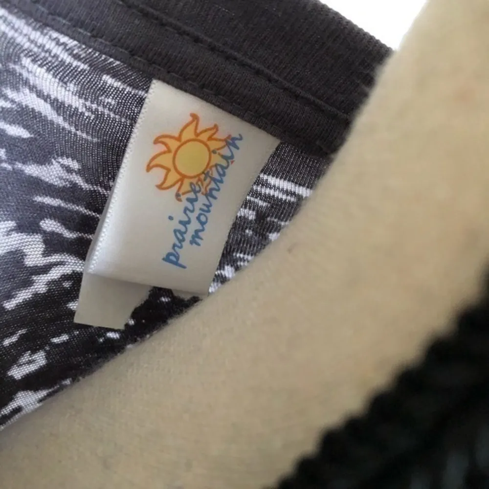 Prairie Mountain Grey Burnout T-Shirt Size S - Image 7