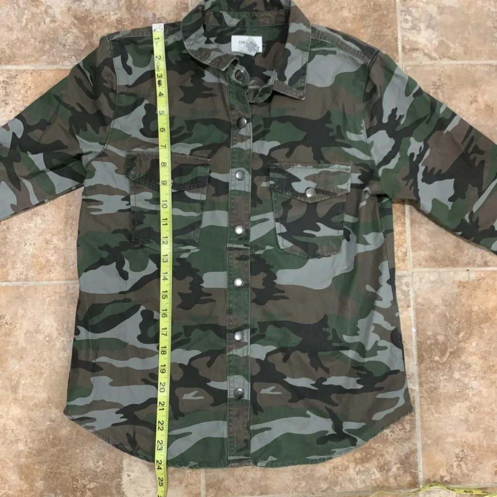 Forever 21  Camo Shirt Jacket Shacket - Image 6