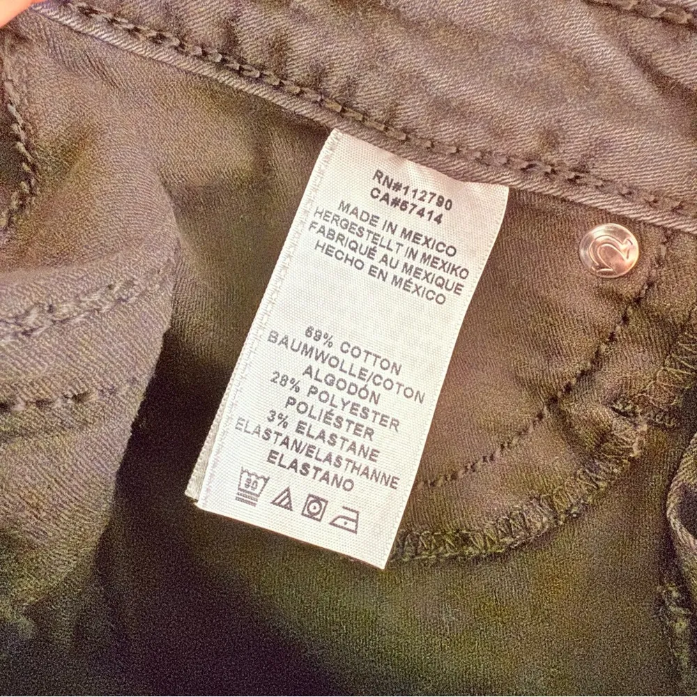 True religion denim black distressed wash skinny jeans pants size 27 - Image 6