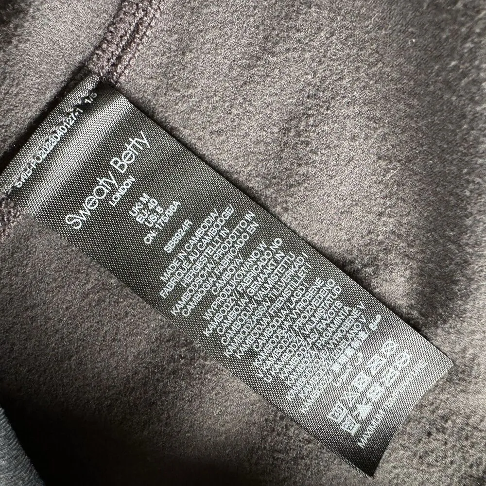 Sweaty Betty Therma Boost Zip Up Running Jacket Grey Reflective Yoga Midlayer M - Image 6