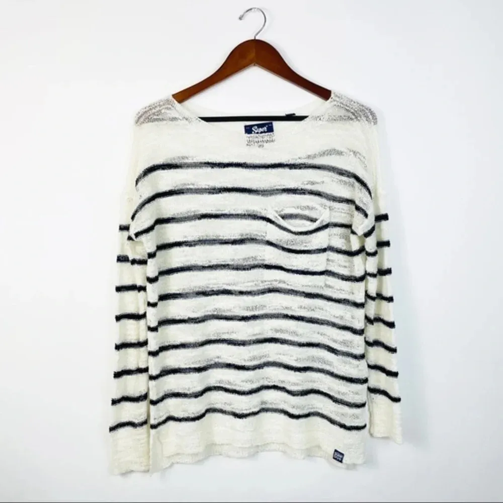 SUPERDRY Rio Slub‎ Pocket Knitted Top XS - Image 5