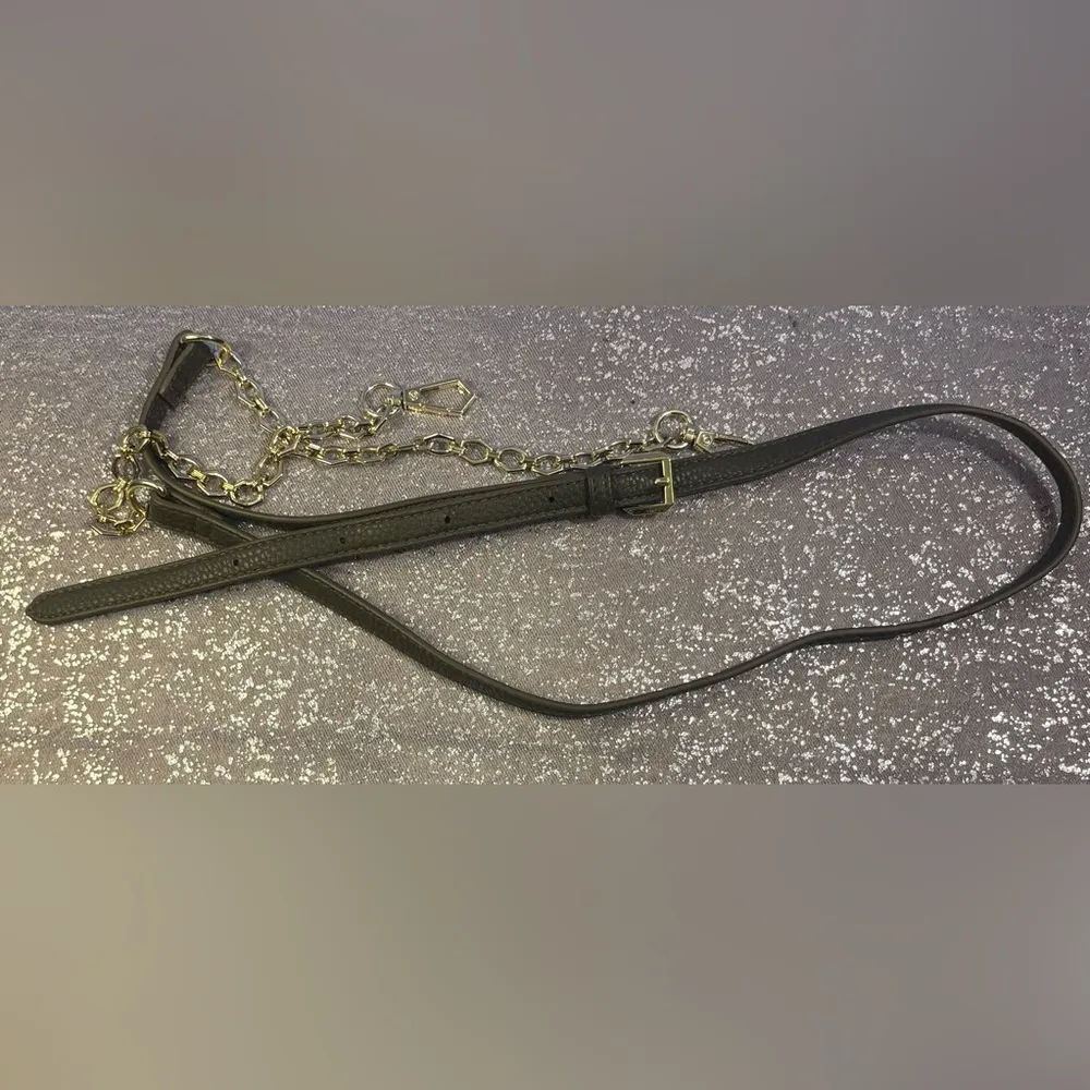 Olive green House of Harlow 1960 leather Crossbody Bag - Image 10