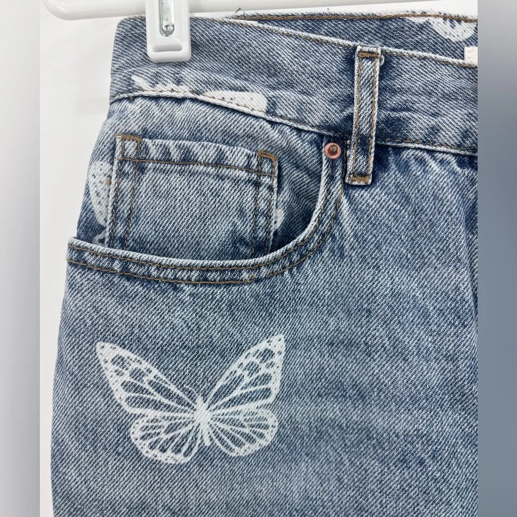Blue Butterfly Ultra High-Rise Slim Leg Jeans - Image 9