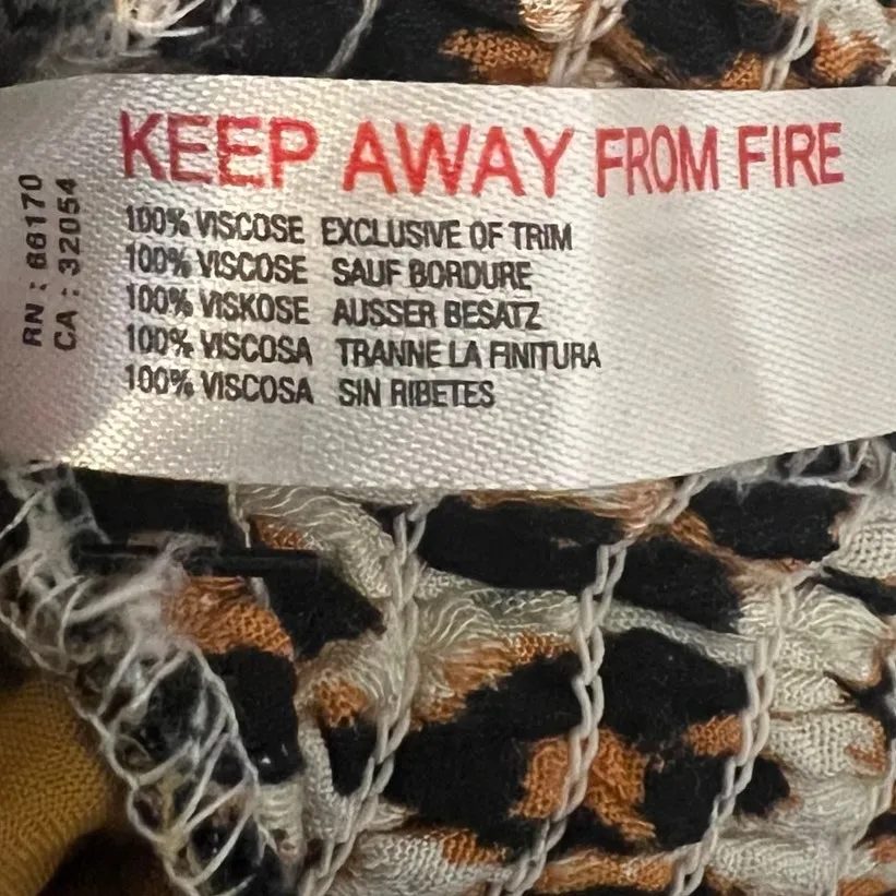 Anthropologie Pants Womens XXS Multicolor Smocked Waist Animal Print Hippie Boho - Image 11