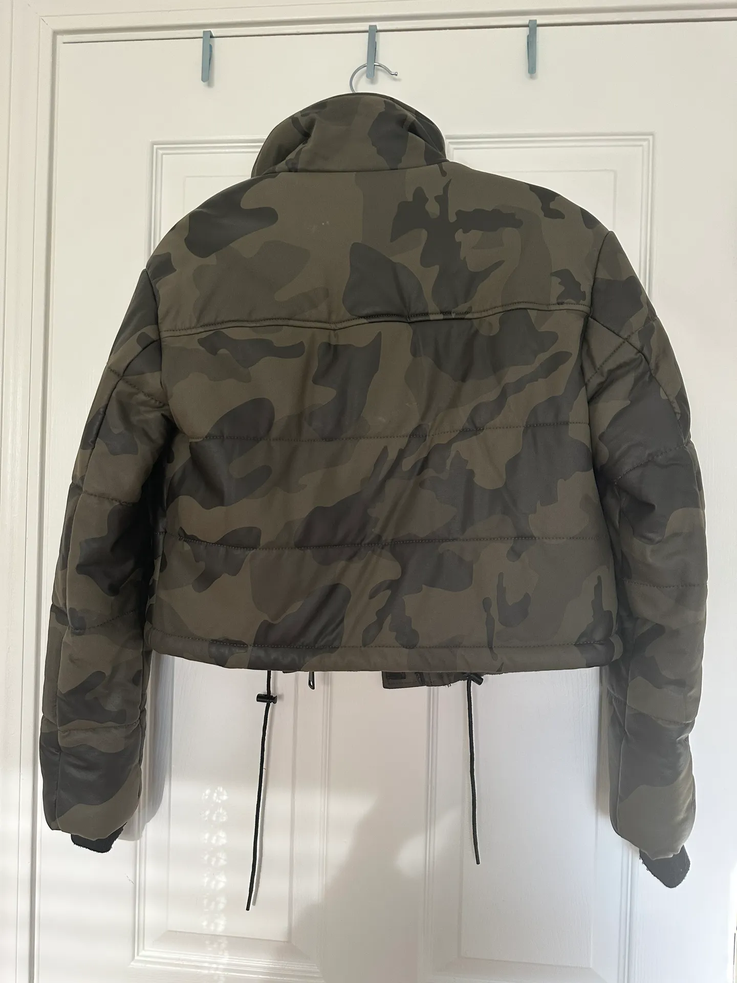 Cropped Army Jacket - Image 2