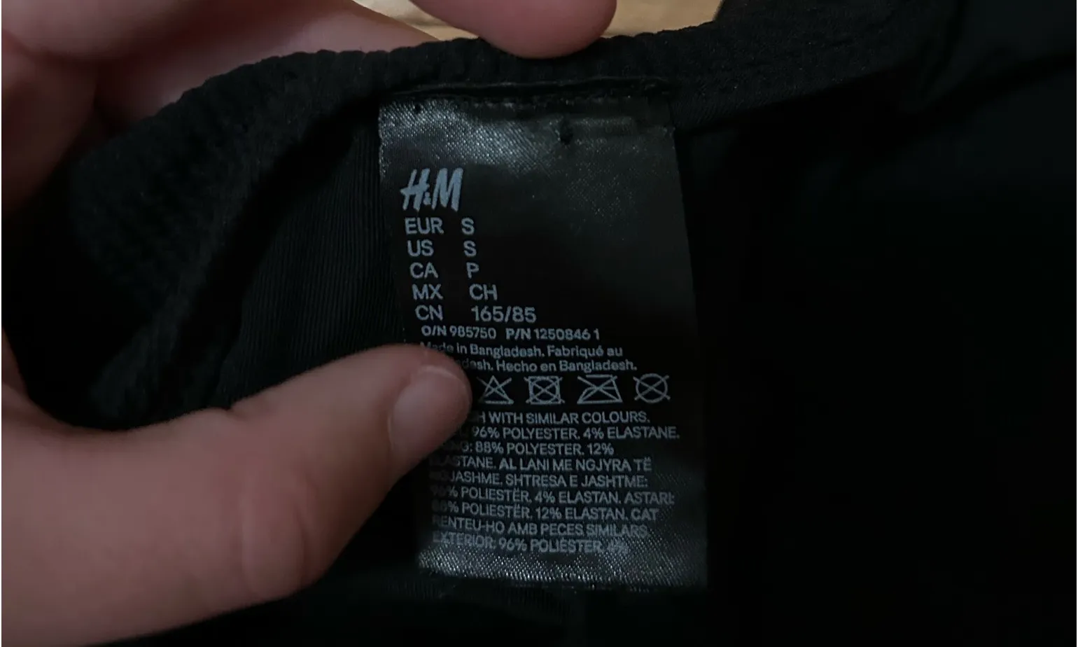 H&M Black One-Piece Swimsuit - Image 2