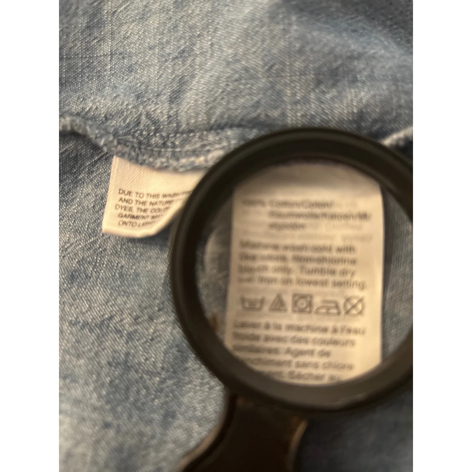 J. Crew Factory Chambray Denim Button- Front Dress 4 Casual Quiet Luxury Classic - Image 12