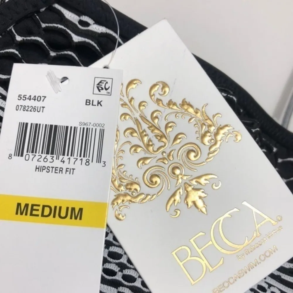 BECCA Reveal Hipster Fit Swim Bottom Medium NWT - Image 5