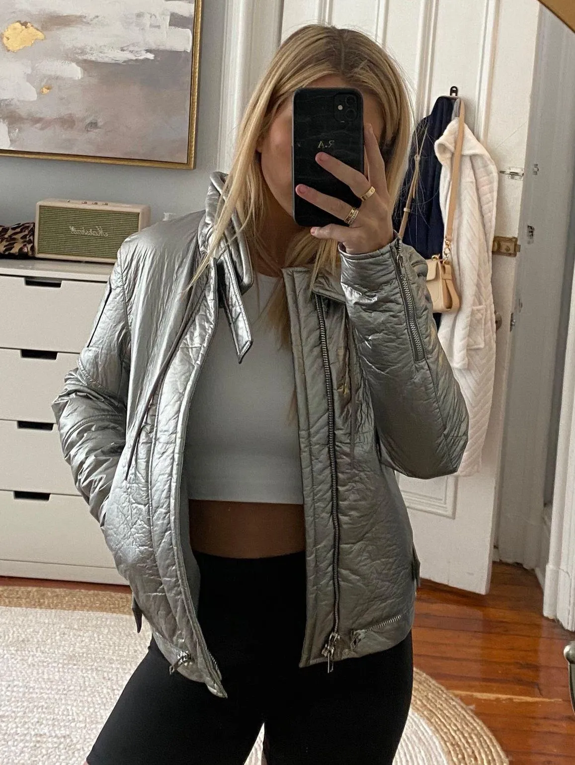 Helmut Lang Silver Jacket  - Image 3