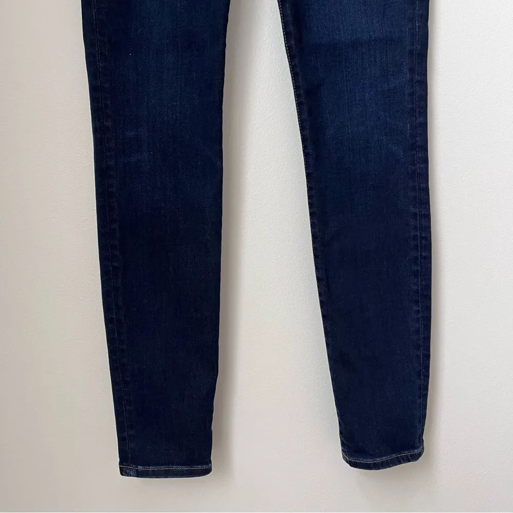 Madewell 9” Mid-Rise Skinny Jeans Women's Size 26 Dark Wash - Image 2
