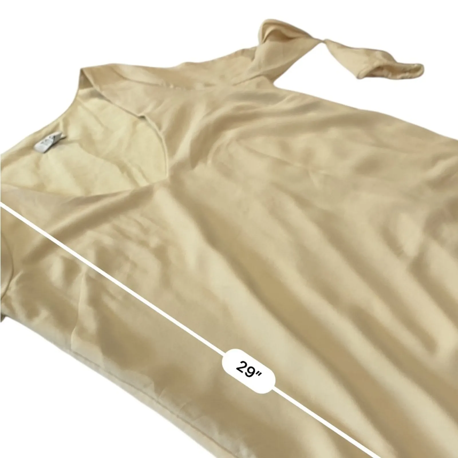 Tobi Breezy B Mini Dress Split Sleeve V
Neck Size Small New Tags Ivory Cream - Image 7