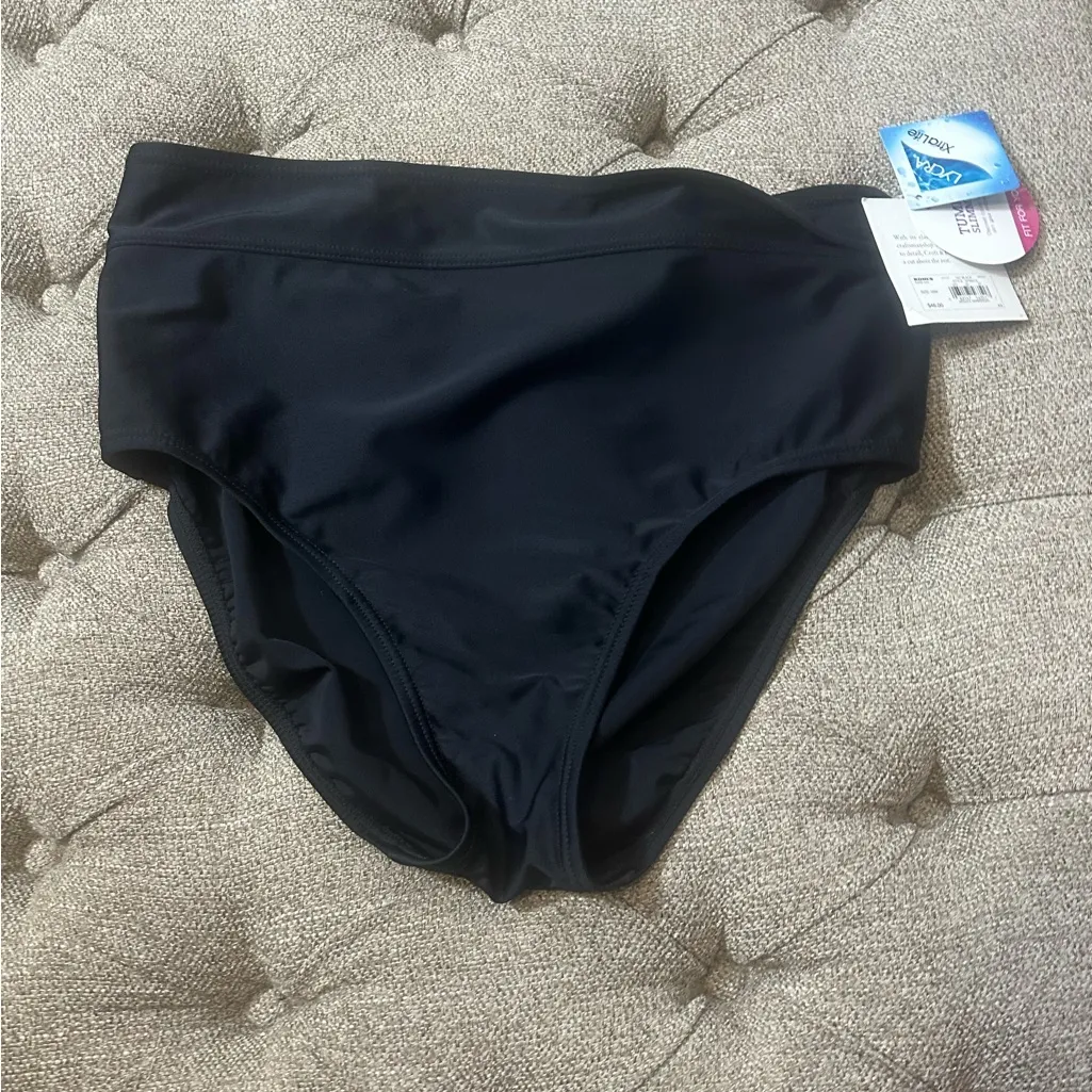 Croft & Barrow High Waisted Tummy Slimmer‎ Bikini Bottom - Image 2