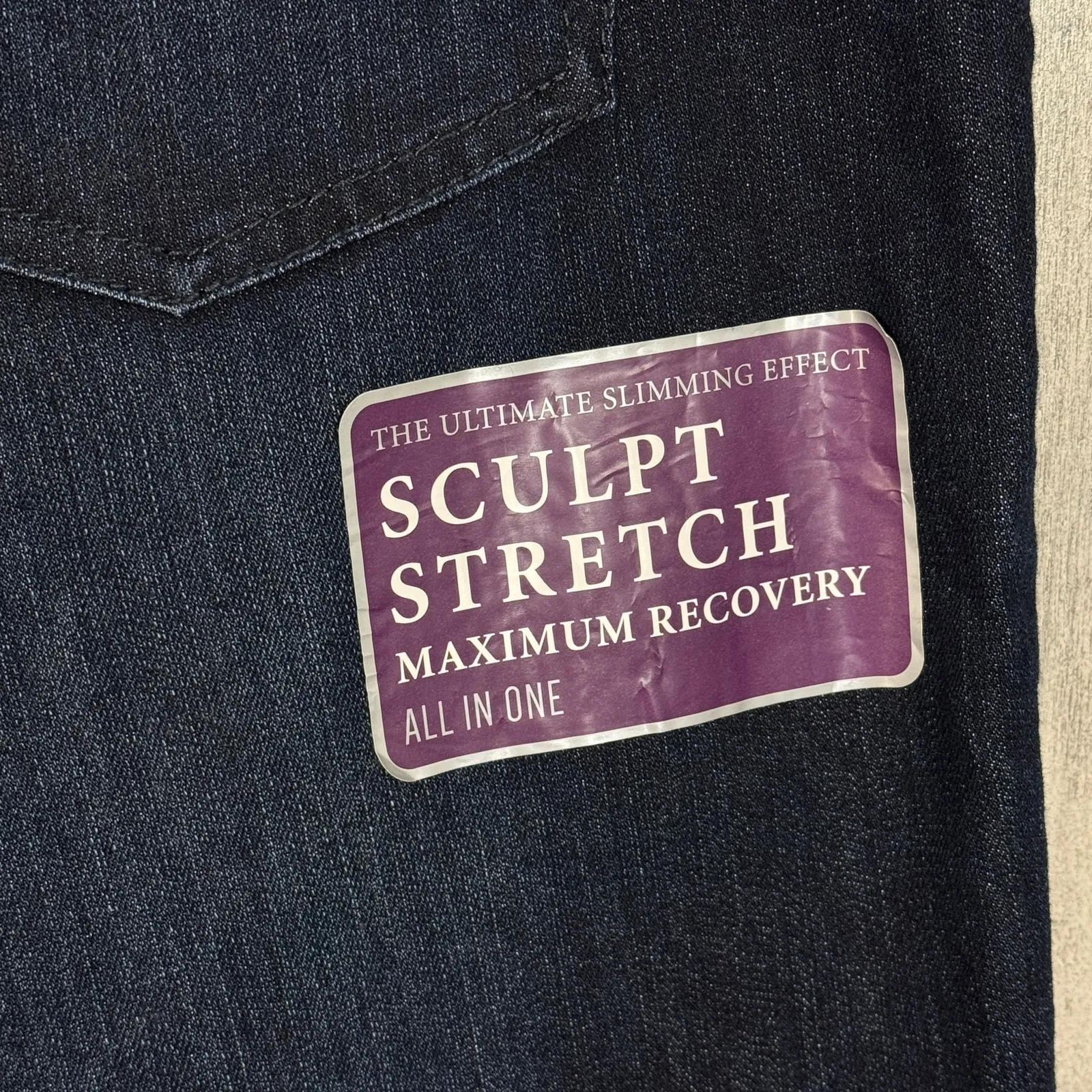 Gloria Vanderbilt SZ 16 Amanda Tapered Jeans Heritage Fit Classic Rise Stretch - Image 7