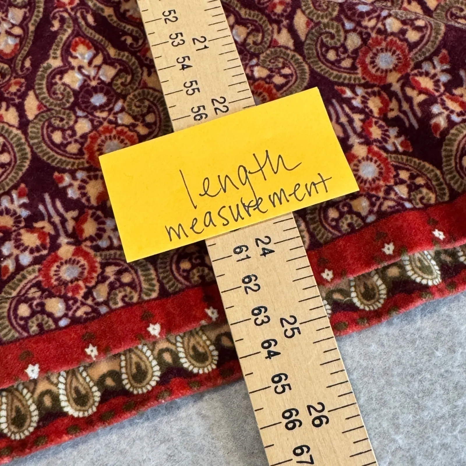 The Territory Ahead Velvet Paisley Print Button Up Shirt Long Sleeve Women Large - Image 9