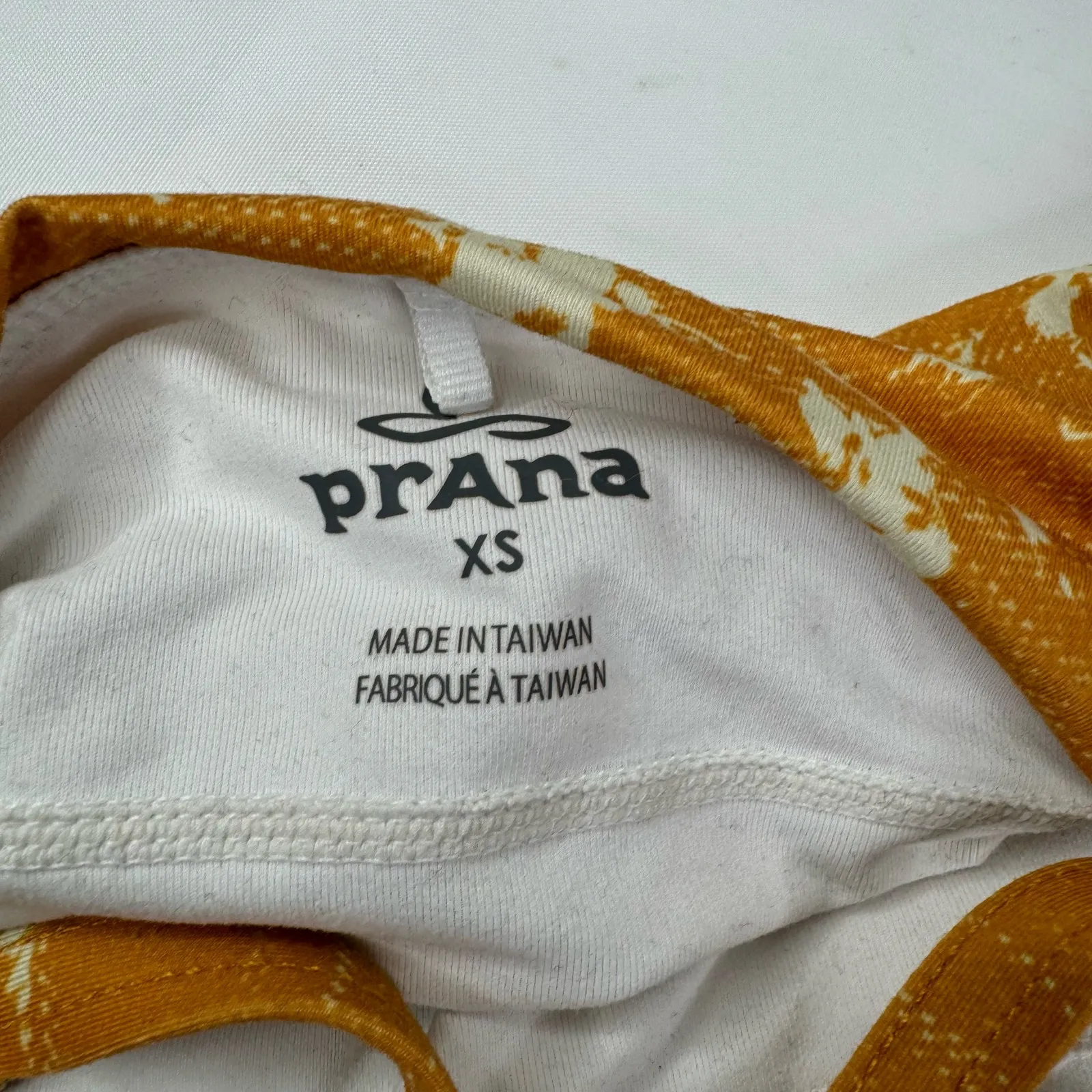 prAna Salix‎ Floral Cross Back Sport Bra Size XS - Image 7