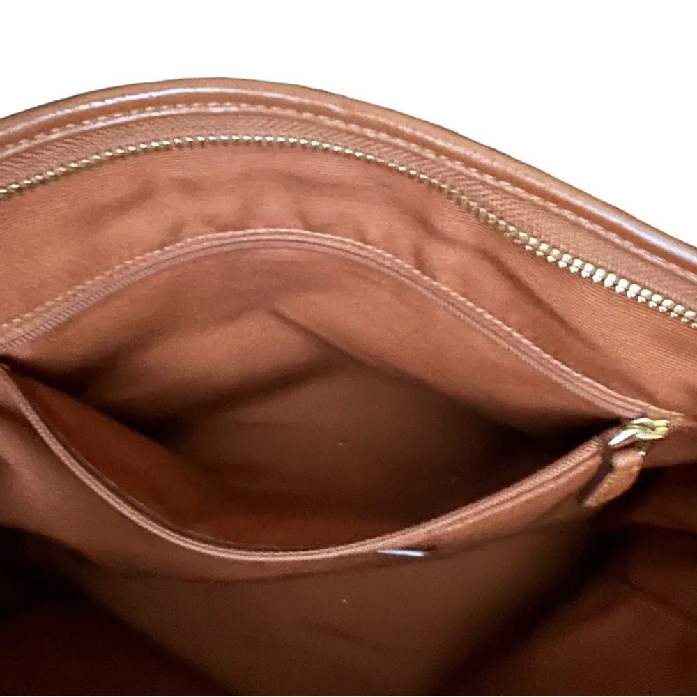 Coach Handbag Prairie Satchel Chain Purse Pebbled Leather - Image 9