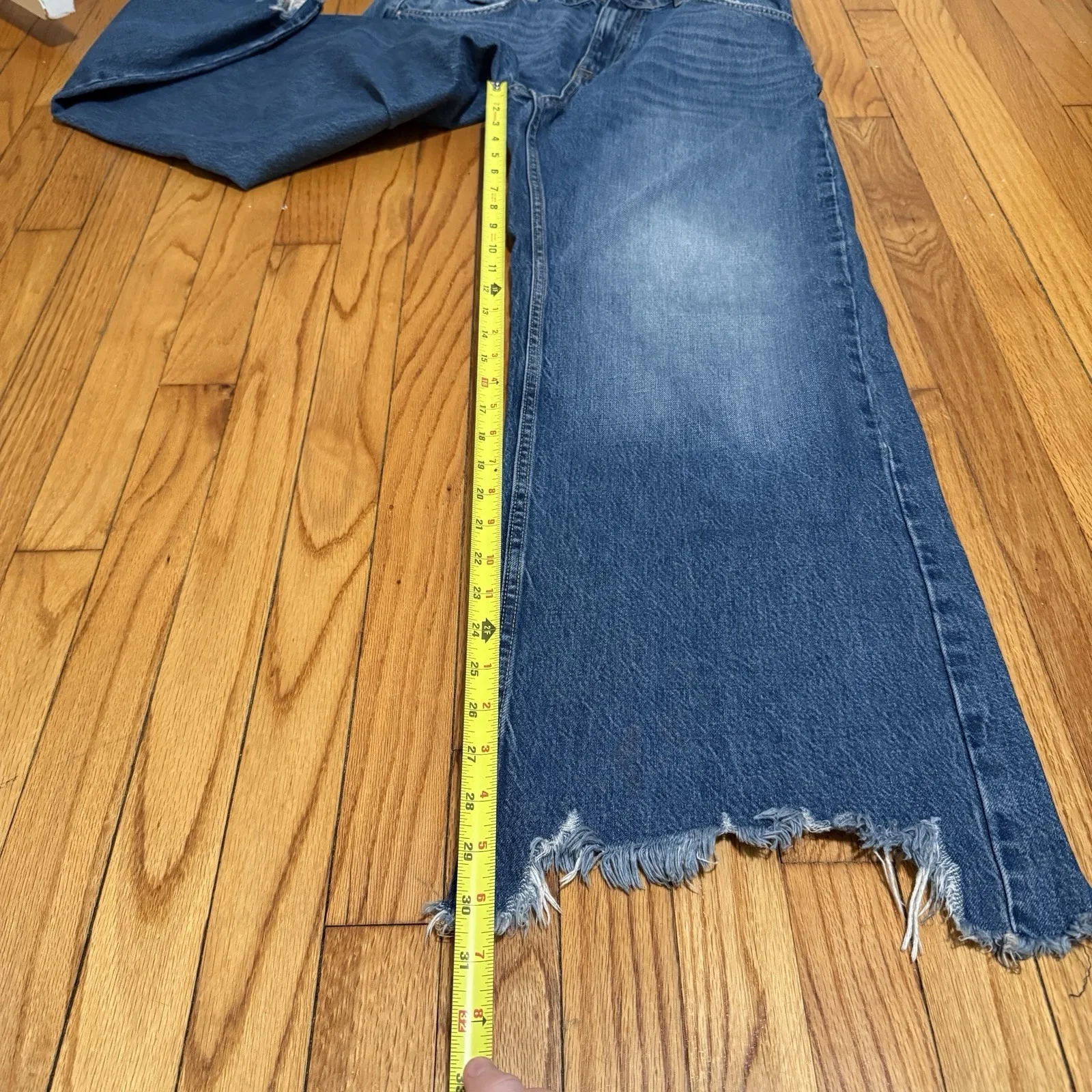 We the Free People x Revolve Straight Up Baggy Jean Size 31 - Image 9