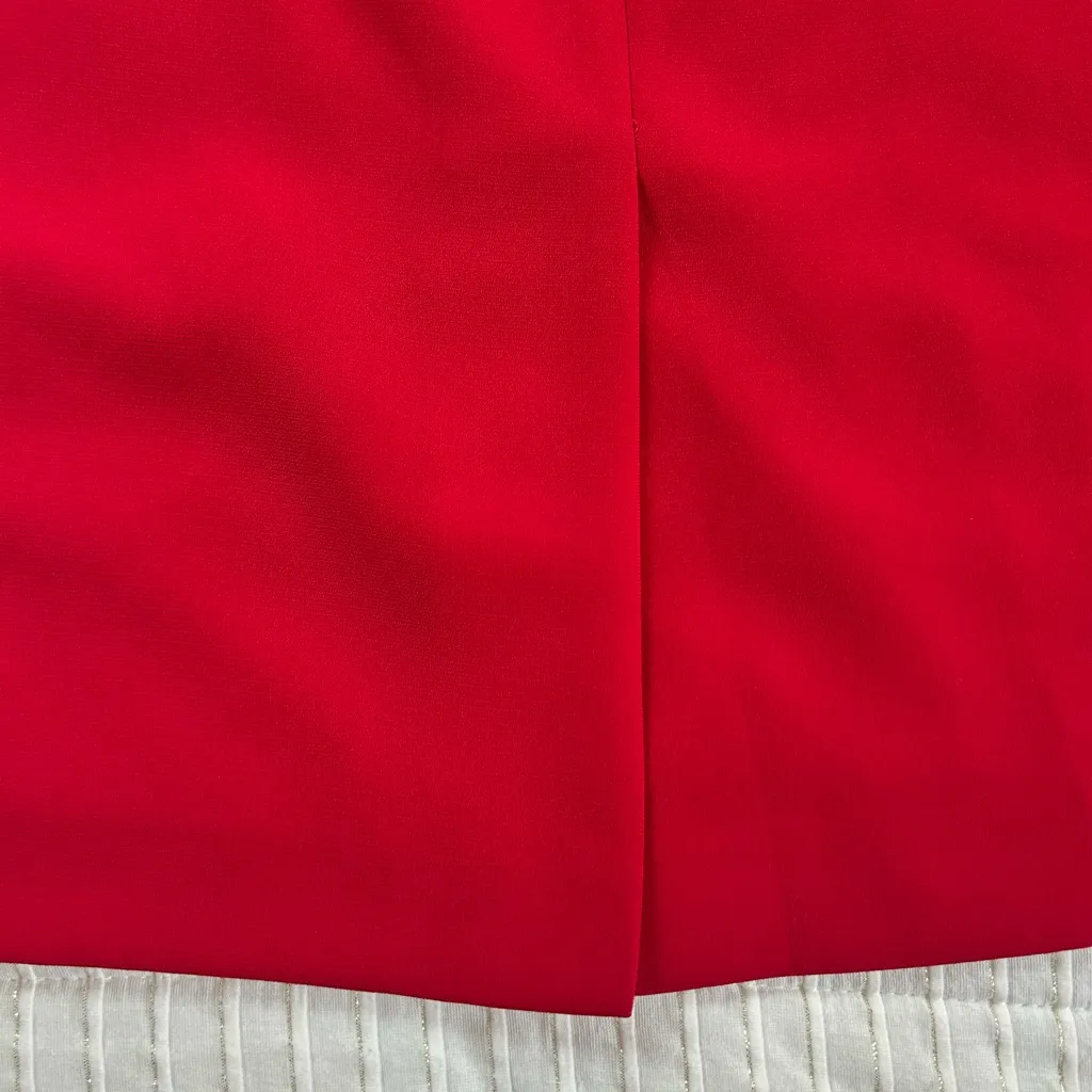 Suit Studio red suit bow detail blazer knee length skirt Valentine’s party 12 - Image 10