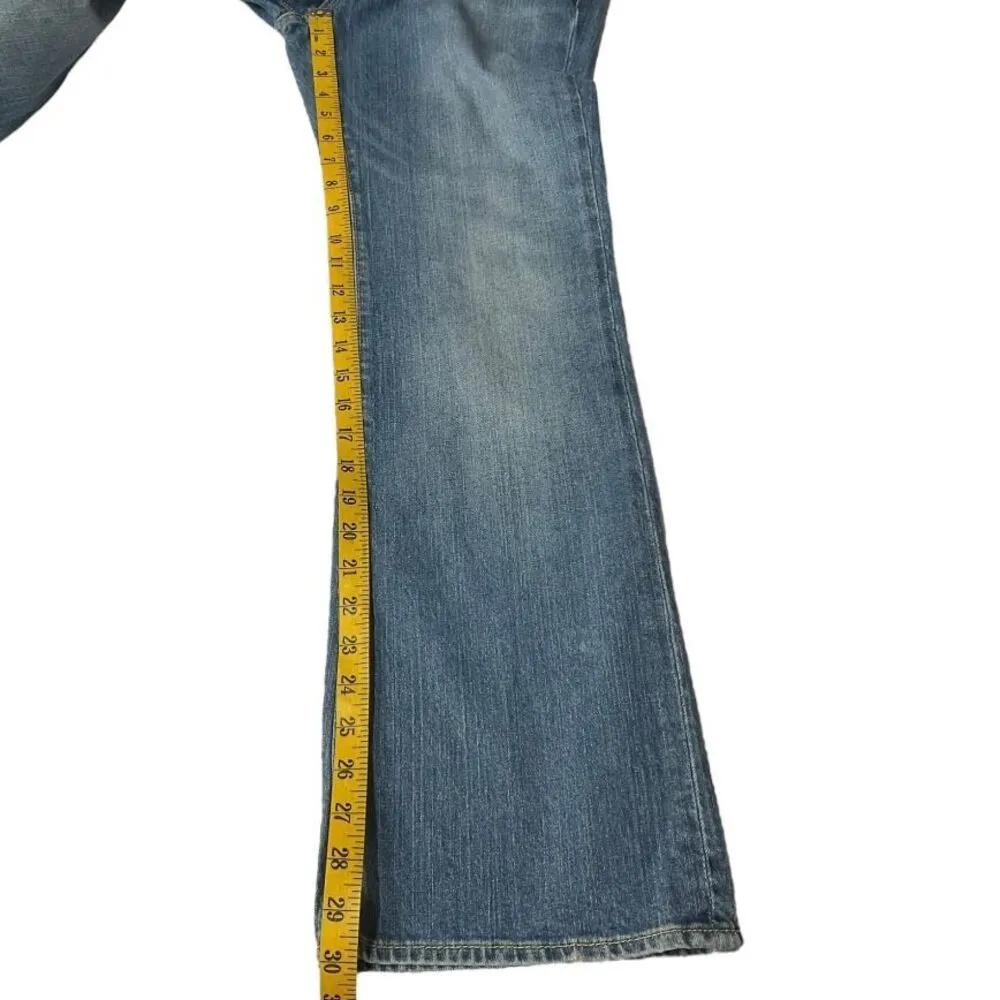 Ralph Lauren Polo Jeans Stretch Kelly Boyfriend Jeans Light Wash Denim Sz 8Short - Image 8